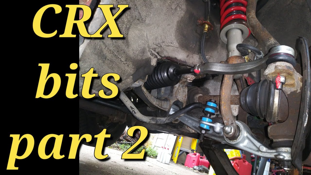 crx tie rods / clunking noises / fixing brake issues