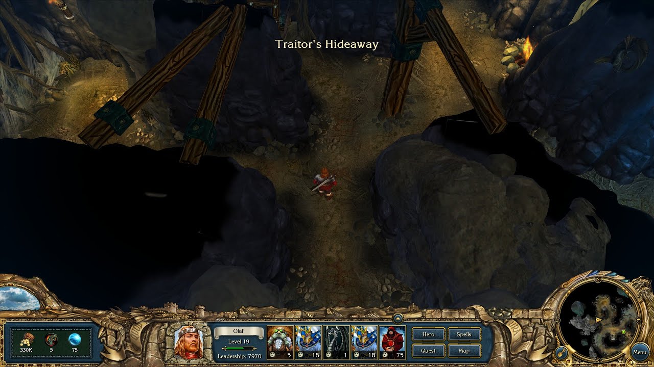 Let’s Play King’s Bounty: Warriors of the North - Ice and Fire Part 35 | Traitor's Hideaway
