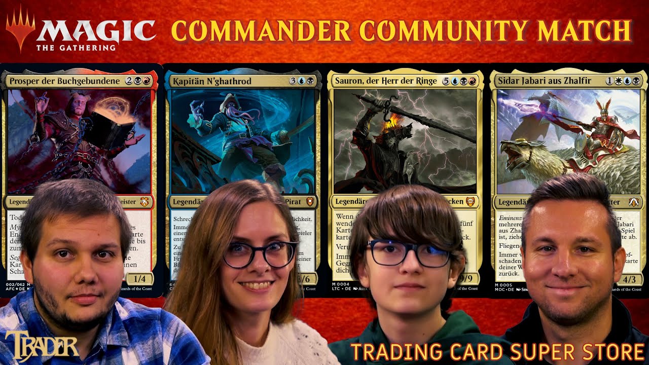 MTG Commander Gameplay 174 | Magic the Gathering deutsch | Trader Event Multiplayer Deck Match 2023