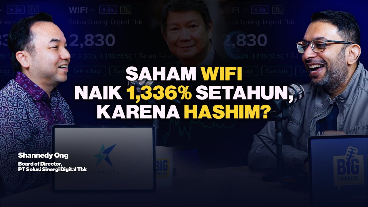 SAHAM WIFI NAIK RIBUAN PERSEN SETAHUN, INIKAH ALASAN RAHASIANYA ?? - SHANNEDY ONG #EP73