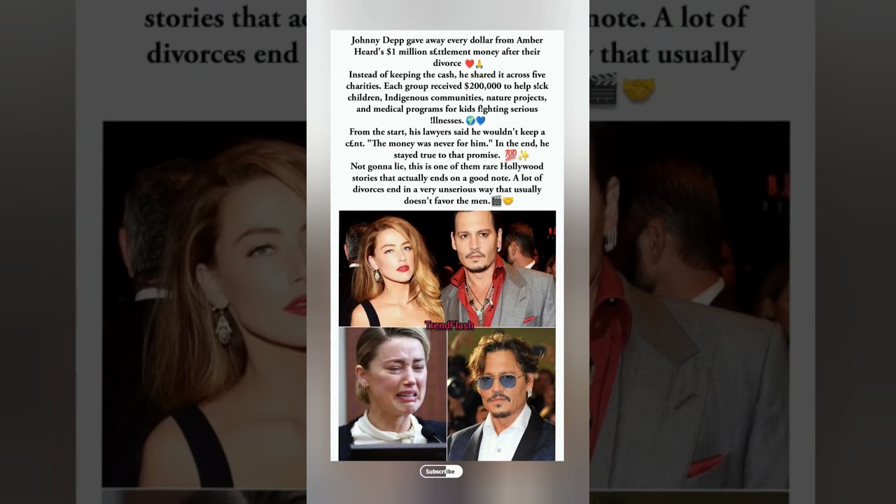 johnny depp turned a settlement into something bigger ❤️👏 #trending #inspiration #fyp
