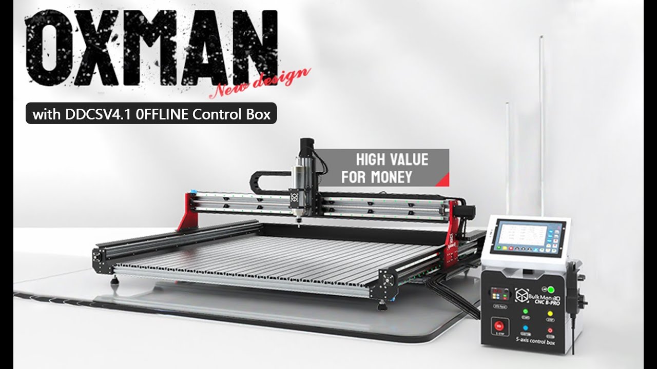 Bulk Man 3D - OX Man CNC with perfect Performance