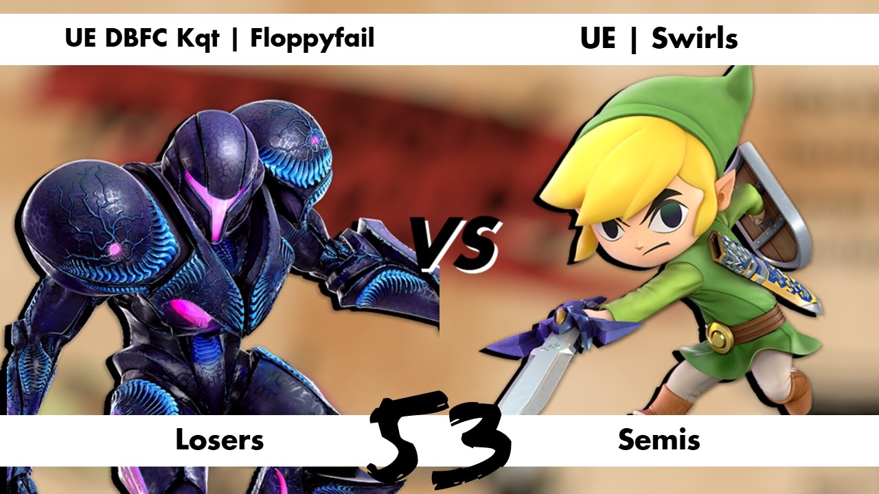 Maroon Mixups #53 - Floppyfail (Dark Samus, Lucas) Vs. Swirls (Toon Link) - Losers Semis