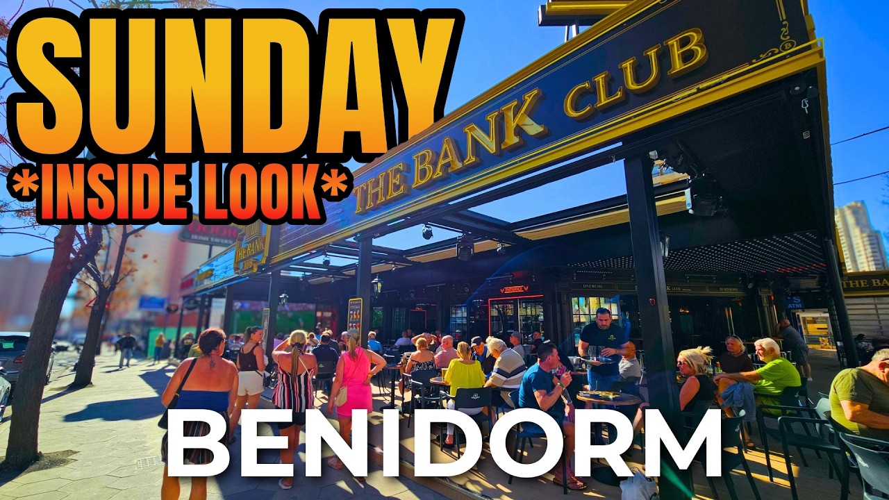 Benidorm Walk - Levante Beach, Port Benidorm & Inside *NEW* Bank!