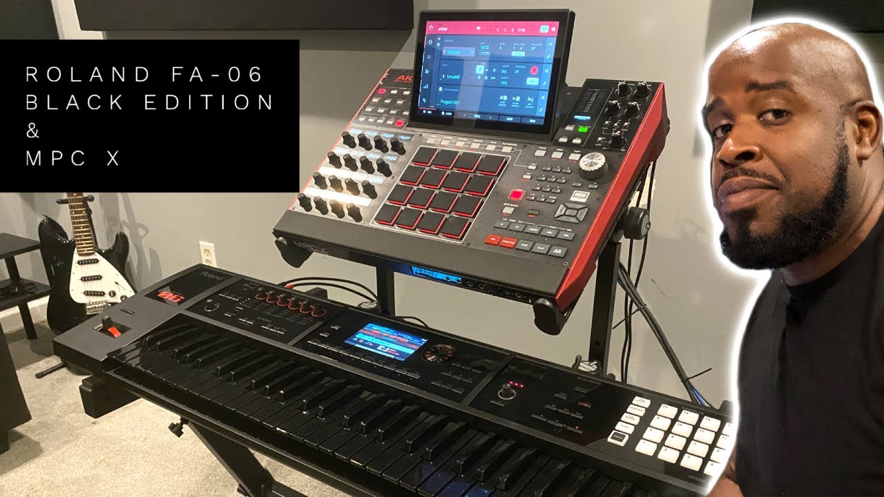 Roland FA-06 Limited Black Edition | Unboxing and Making my First Beat with MPC X