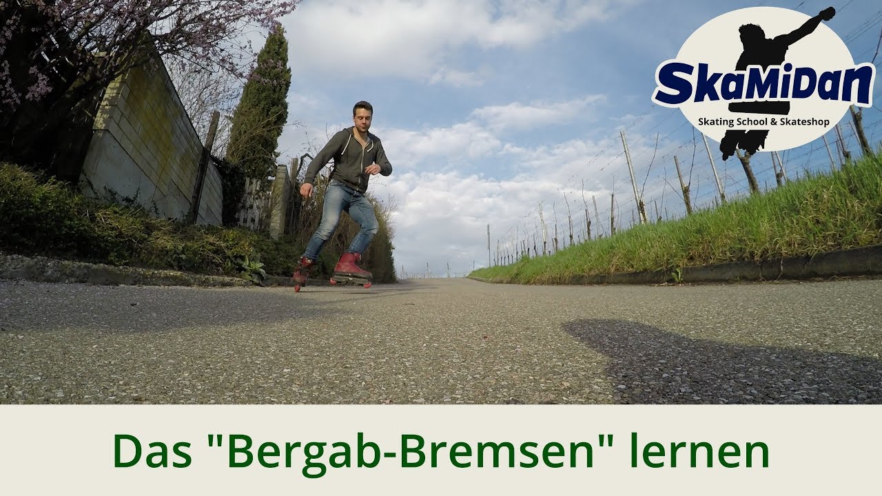 Hilfe!!! Wie komme ich den Berg herunter // How To Skate Downhill - Inline-Skating Basics - Part 08