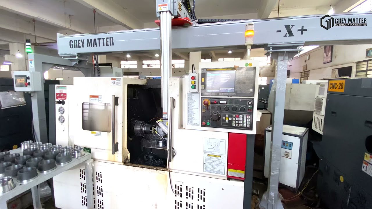 Ace Micromatic cnc machine with Gantry robot for bearing manufacturer in Metoda Rajkot Gujarat