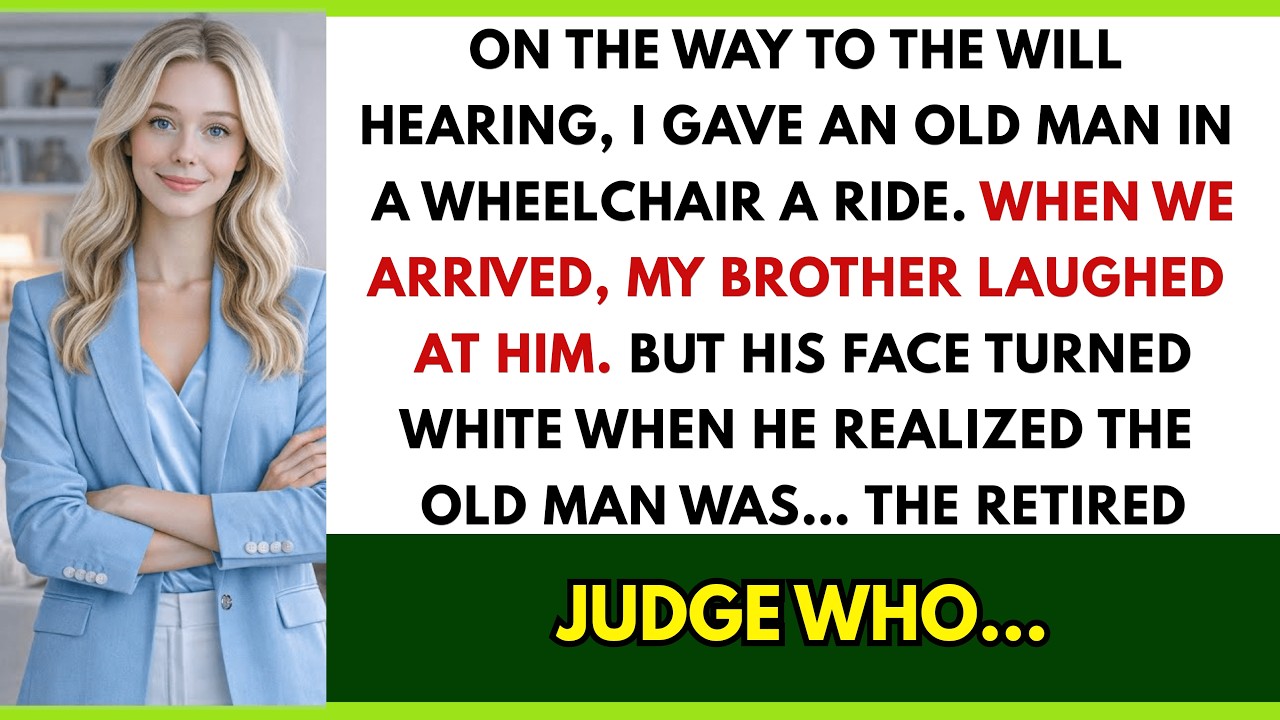 My Brother Went Silent At The Will Hearing When He Saw The Old Man I Brought — He Turned Out To Be…