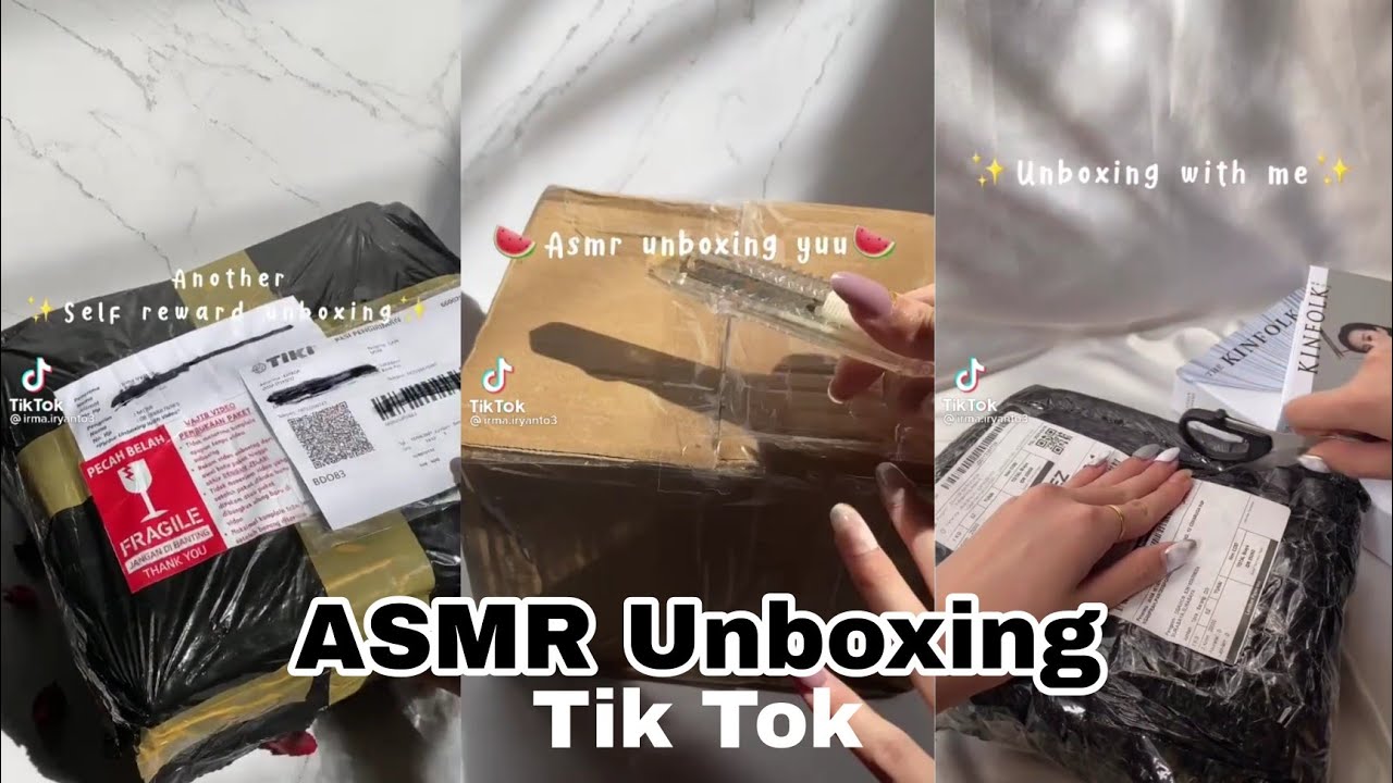 ASMR Unboxing Skincare dll |Tik Tok|
