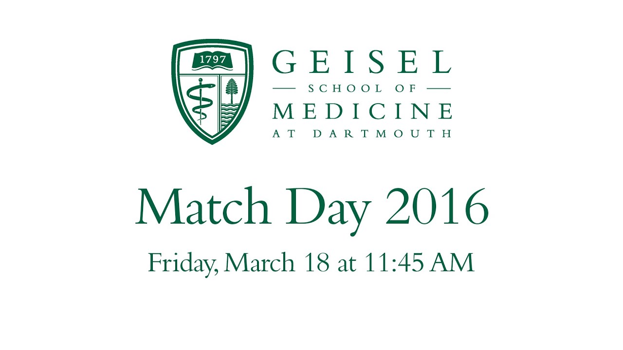 Geisel School of Medicine Match Day 2016