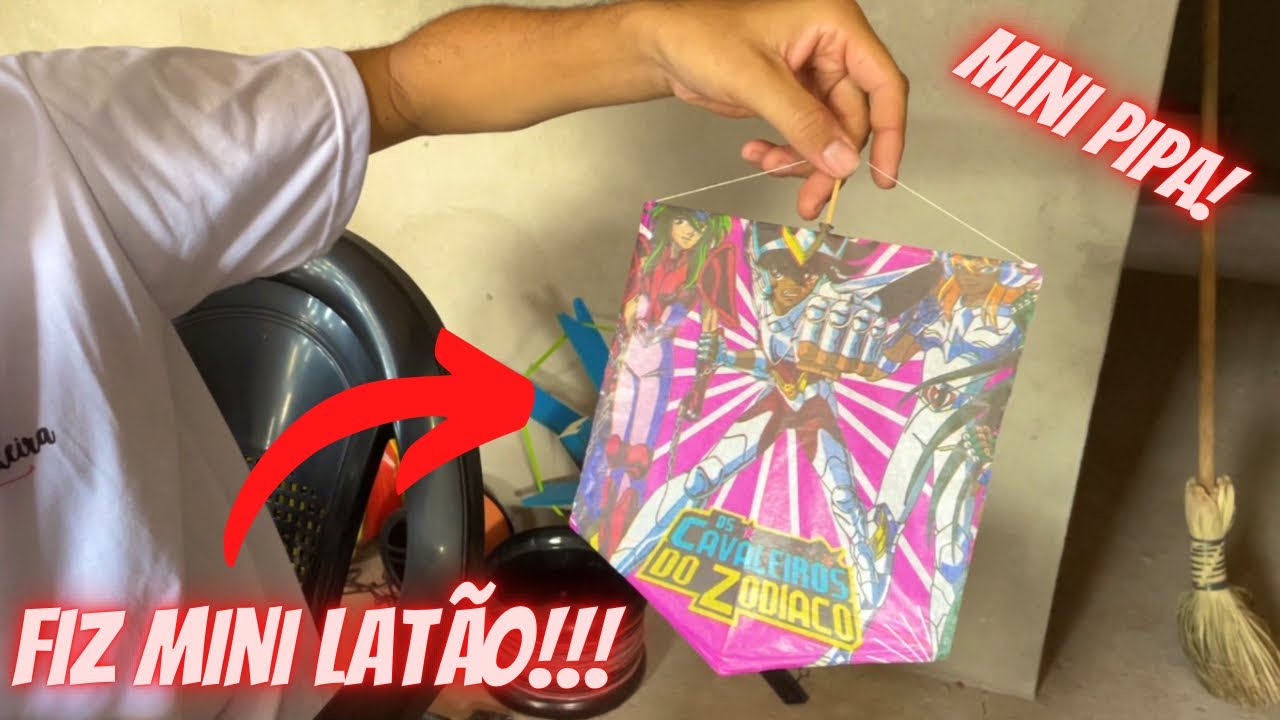 FIZ MINI PIPA LATÃO TUTORIAL DE COMO FAZER MINI PIPA PRA TIRA COMBATE ENTRE AMIGOS