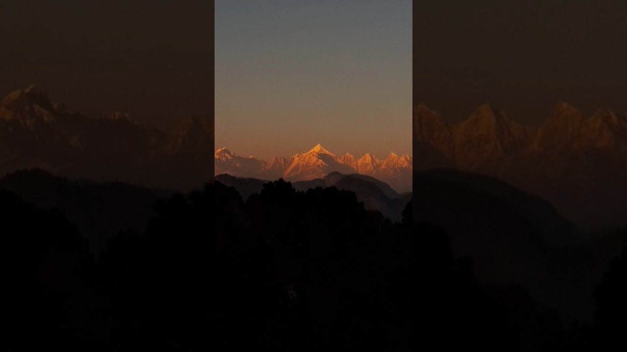 uttarakhand village mountain 🏔️ view video #shortsvideo #mountain #village