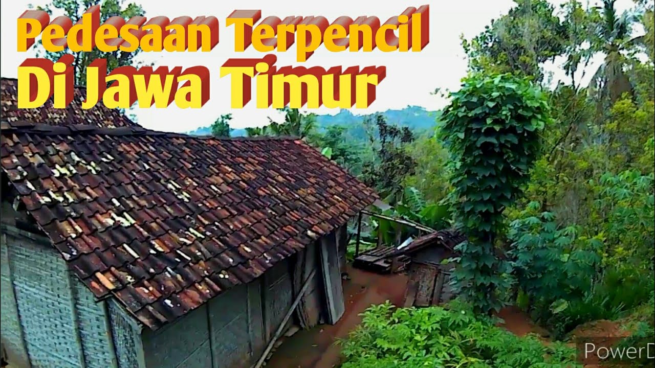 Suasana pedesaan di pacitan jawa timur