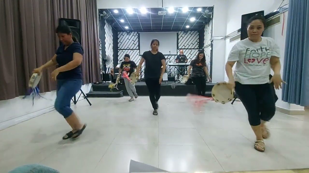 BLESSED BE YOUR NAME || TAMBOURINE DANCE PRACTICE