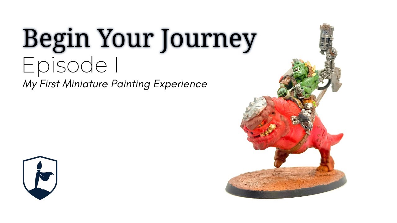 My First Miniature Painting Experience | The Painting Journey Ep. 1