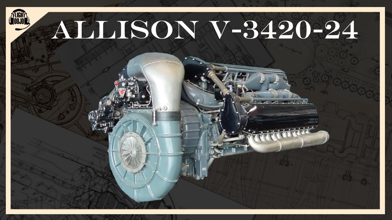 Однажды компания Allison Engines создала настоящего монстра с 24 цилиндрами!