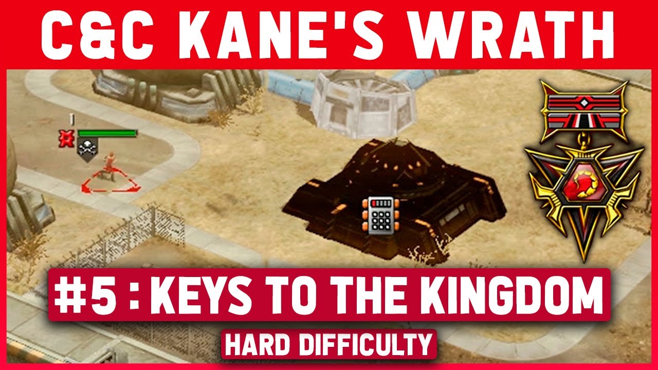 C&C 3 Kane's Wrath - Mission 5 - Keys to the Kingdom [Hard / Patch 1.02] 1080p