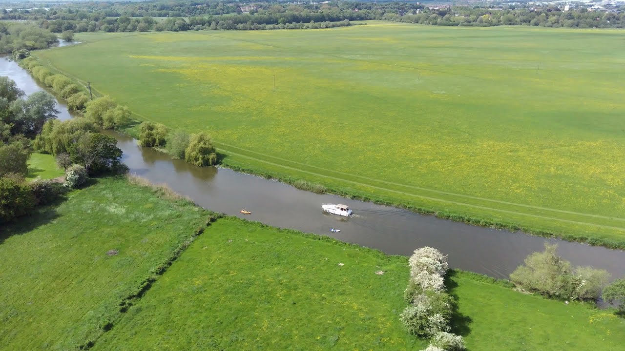 Godmanchester - 2021 drone view;