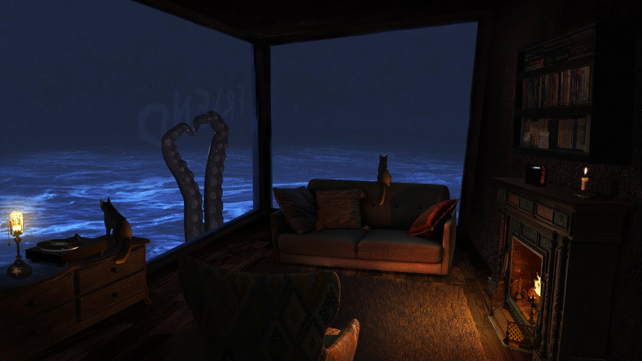 Cozy Ocean Cabin | ASMR Ambience