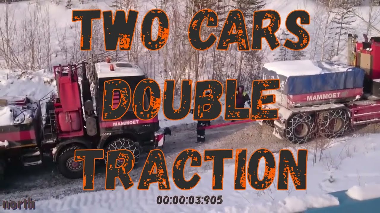 ✅Two cars double traction 👍👍👍