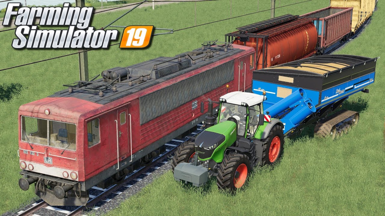 Sprzedaż zboża pociągiem - Farming Simulator 19 | #116
