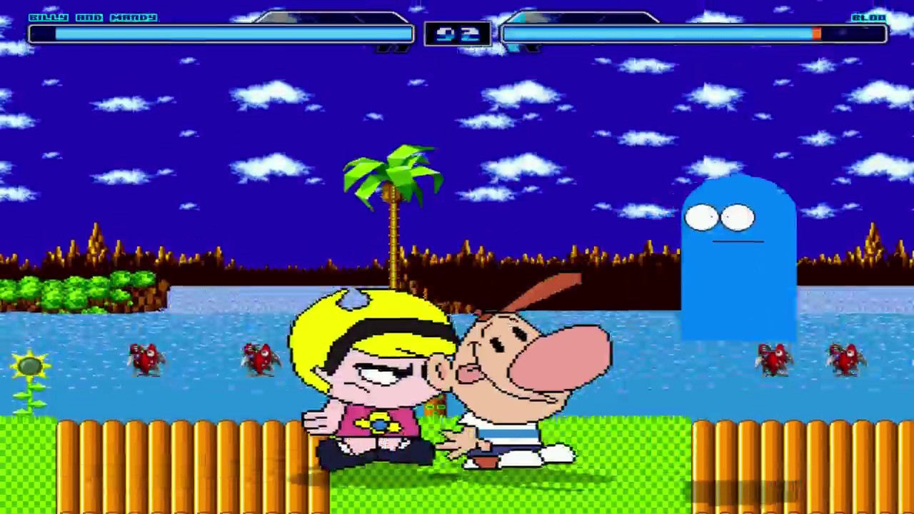 Mugen battle Billy and Mandy vs Bloo