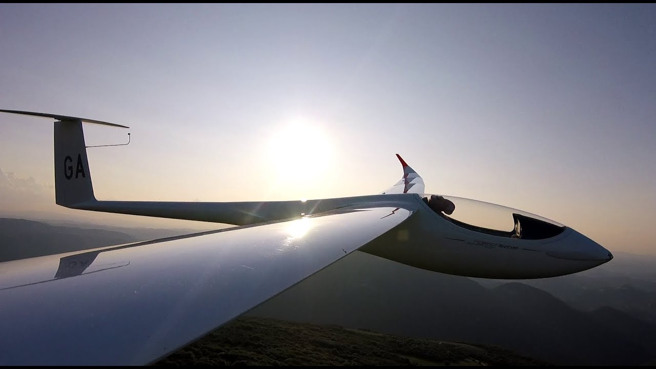 Sunsetflight on Mt. Catria