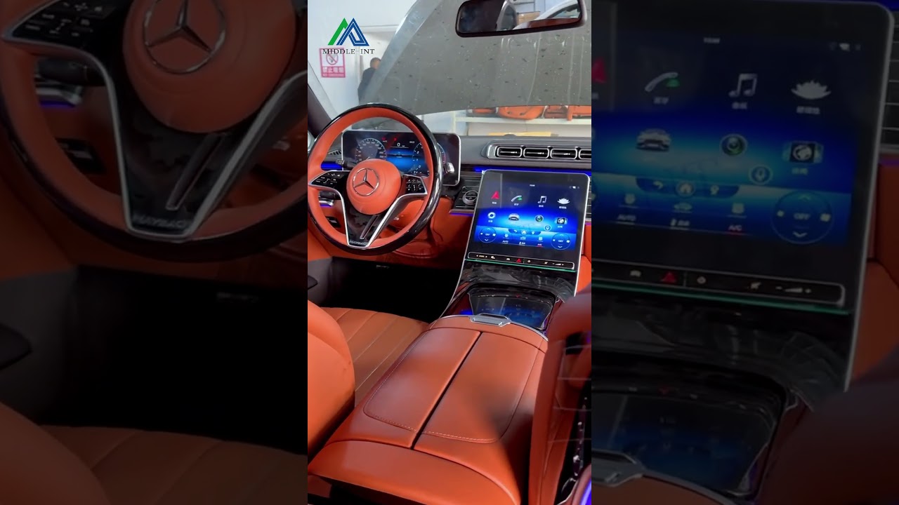 Mercedes-Benz S-Class W221 to W223 Interior Upgrade - Hot Selling in Striking Orange! 🍊