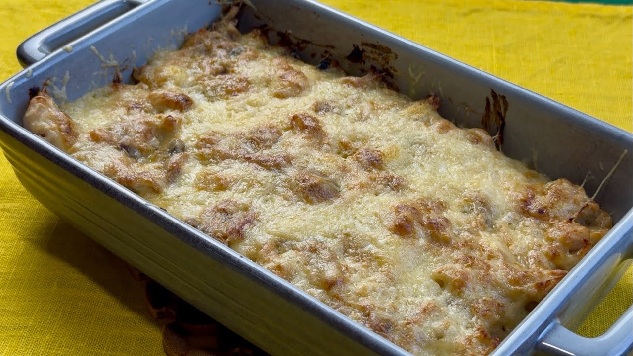 Creamy Chicken & Mushroom Bake | Relaxing ASMR Cooking to Unwind