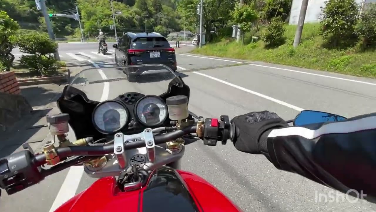 DUCATI Monster S4R POV test ride part 2