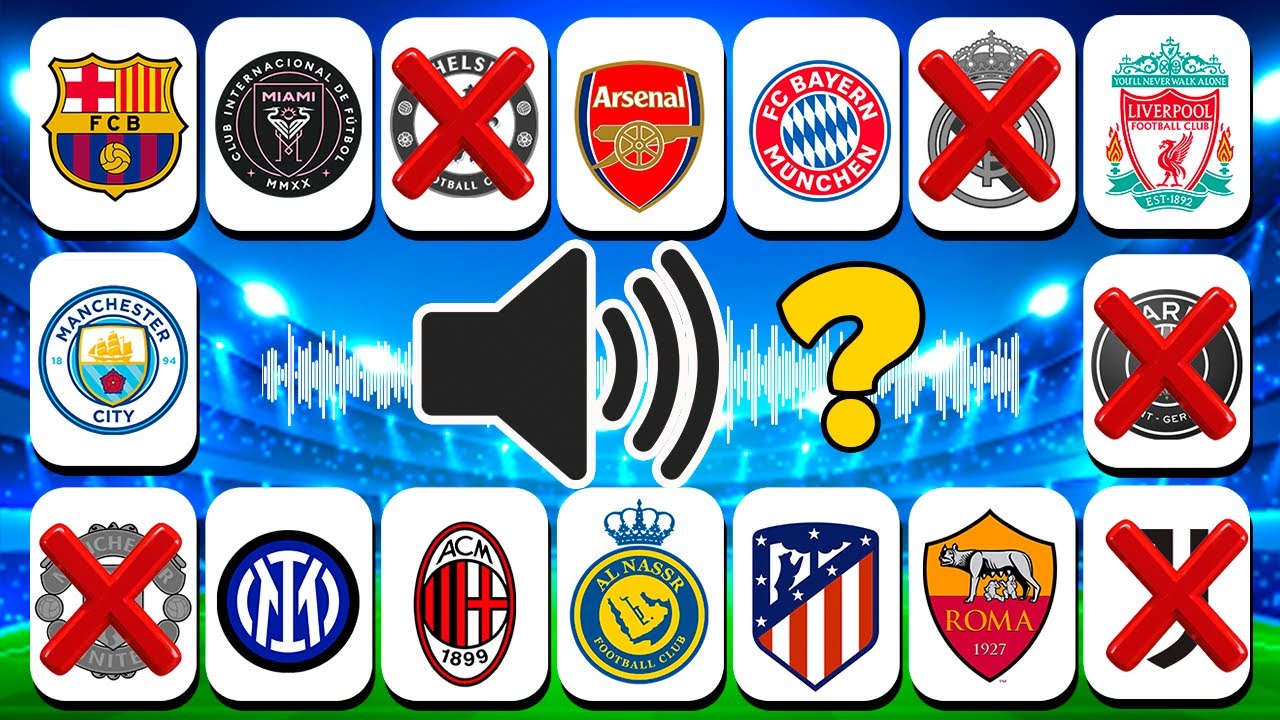 Versuchen Sie, die Hymnen der Top Clubs im Weltfußball zu erraten Fußballquiz Champions League 2024