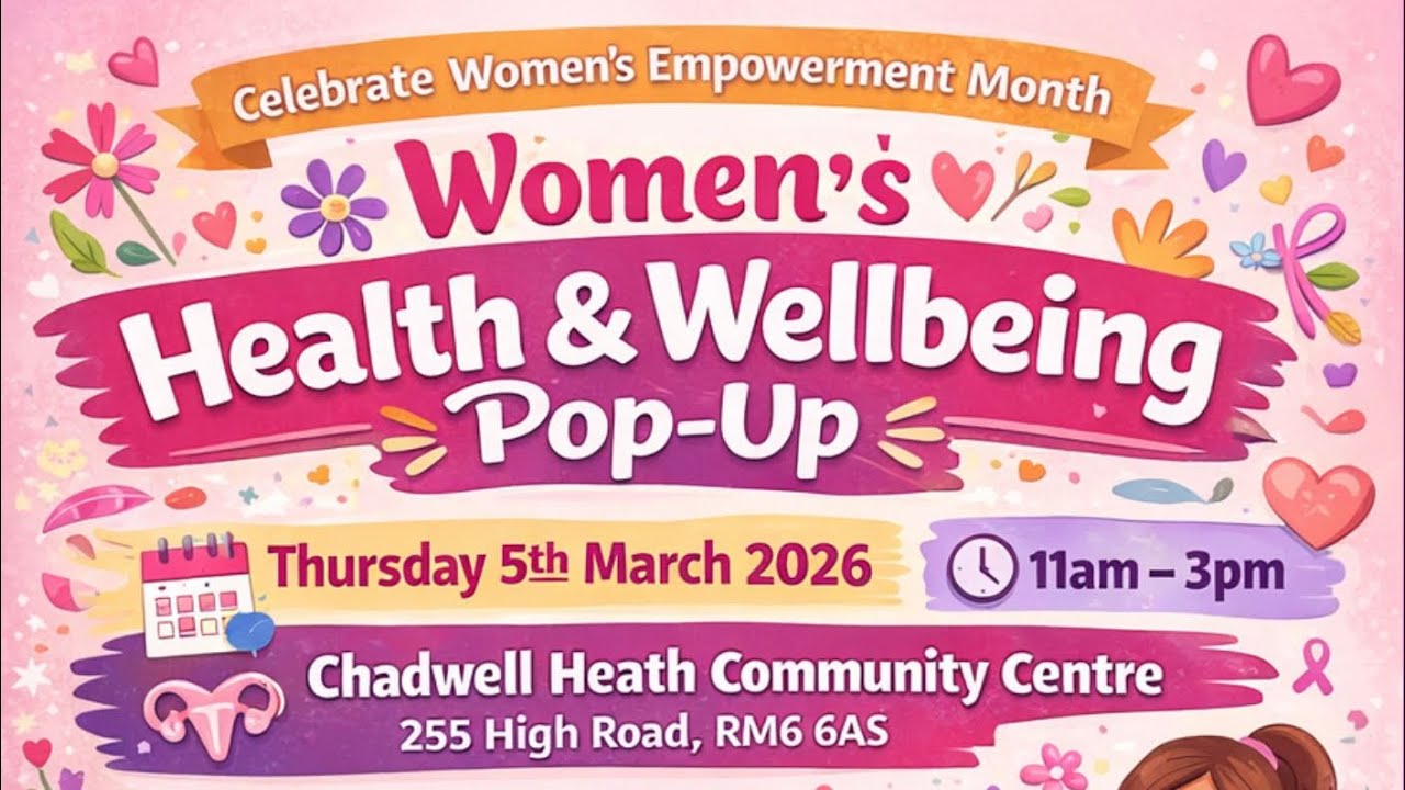 Women’s Health and Wellbeing Pop Up | Massage |Heena | Manicure | Lunch 