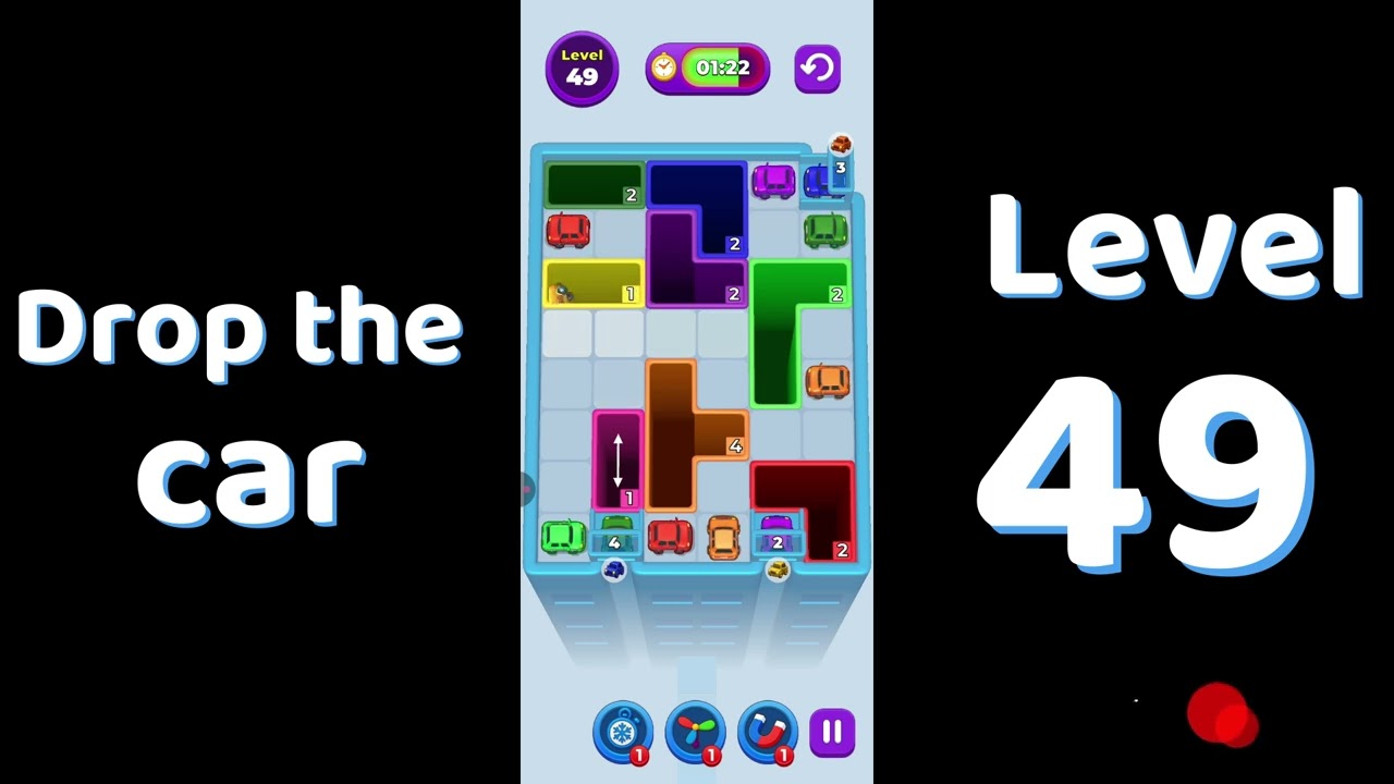 Drop The Car Level 49 🚗 | Color Car Drop Puzzle Gameplay | SolutionGuruji