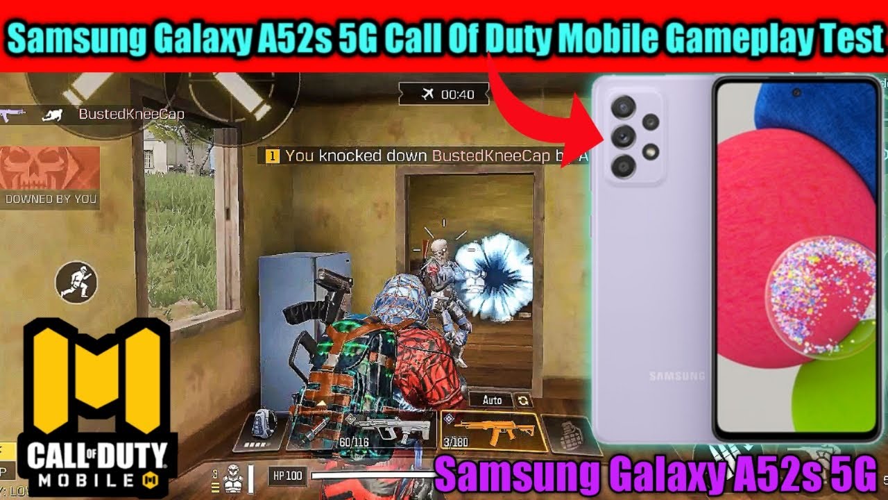 Samsung Galaxy A52s 5G Call Of Duty Mobile Gameplay Test || Samsung A52s Cod Mobile ||Glister Gaming