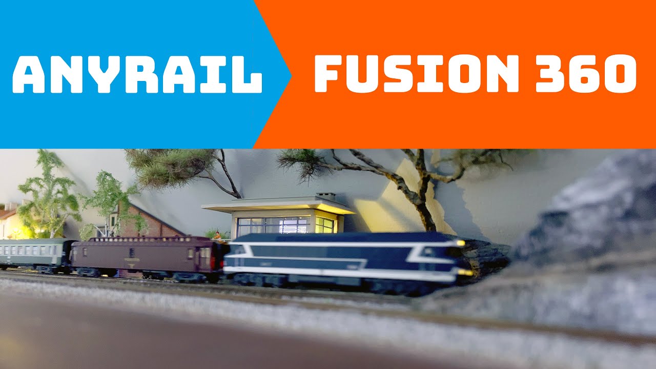 Recopier le tracé de la voie de AnyRail vers Fusion 360