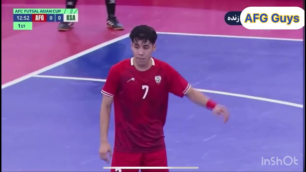 فوتسال افغانستان عربستان زنده 