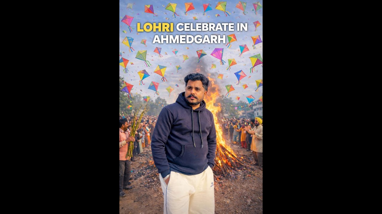 LOHRI 2K26 in AHMEDGARH 🪁 | Kite Flying Masti | Full Vlog