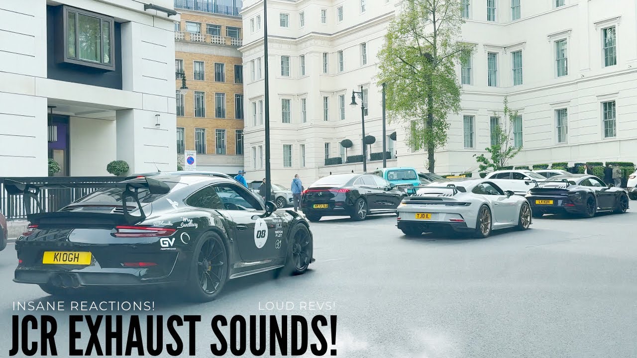INSANE JCR Exhaust Porsche 991 GT3 RS Drive In London! *Loud FLAT 6 Sounds & Reactions!