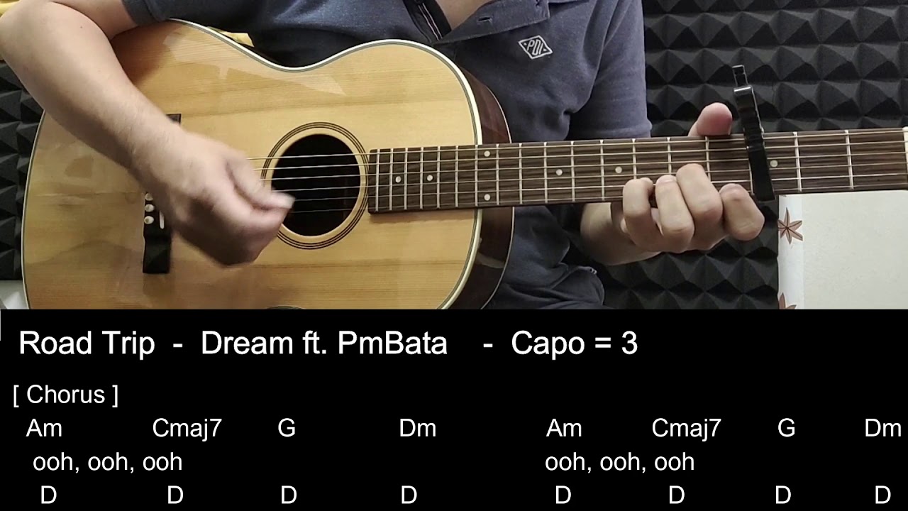 Roadtrip - Dream feat. PmBata Guitar Tutorial with Chords / Lyrics