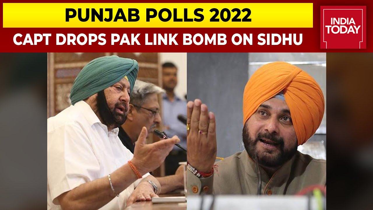 Captain Amarinder Singh Drops Pakistan Link Bombshell On Sidhu | State Of War | Punjab Polls 2022