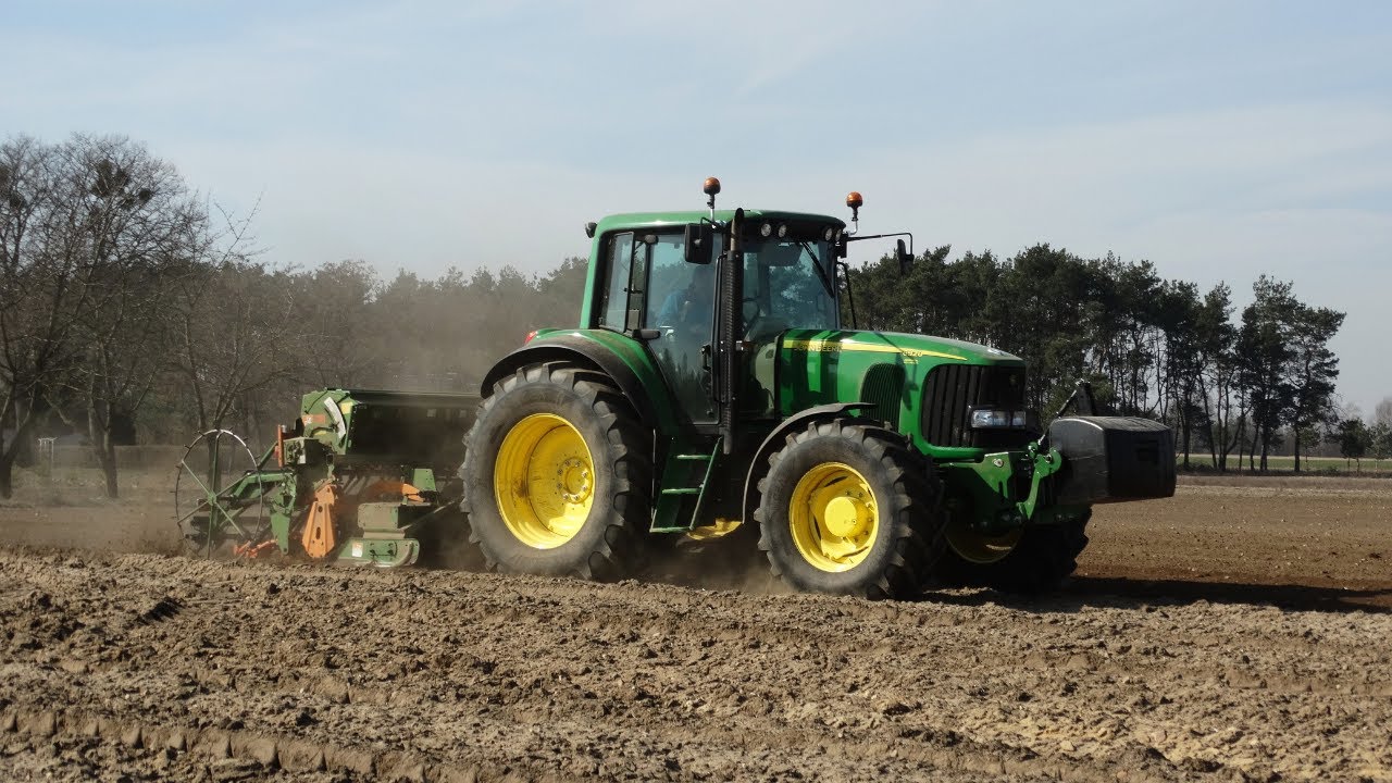 😍Siewy Owsa 2025 😁 JohnDeere 6920 & Amazone AD 302 😎Mega klimat