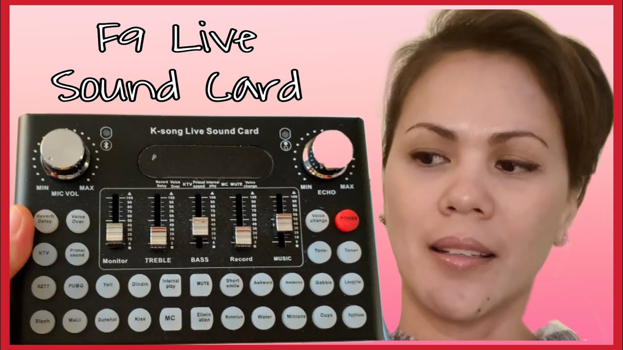 F9 Live Sound Card Unboxing & Review