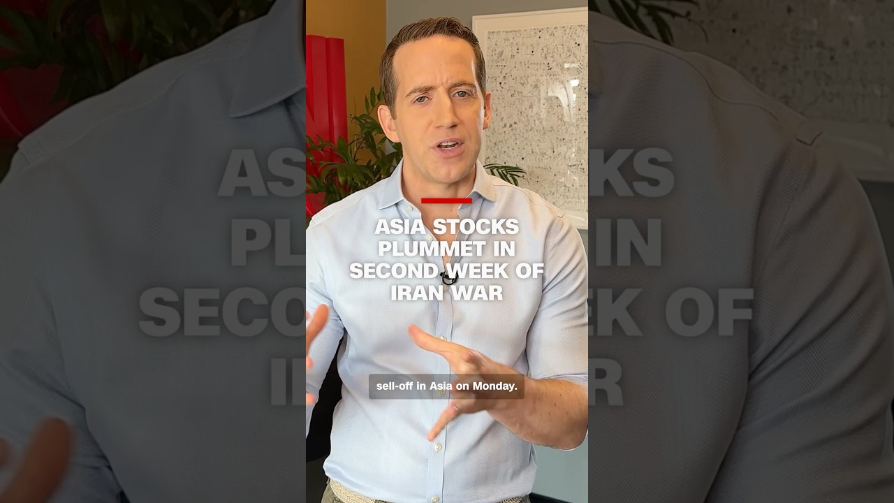 Asia stocks plummet in second week of Iran war