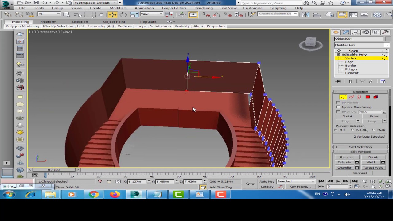 3ds max modelling stairs 3d max