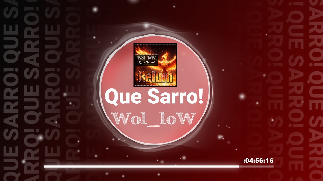 Wol_loW - Que Sarro! (Original Mix) (Audio Visualizer)