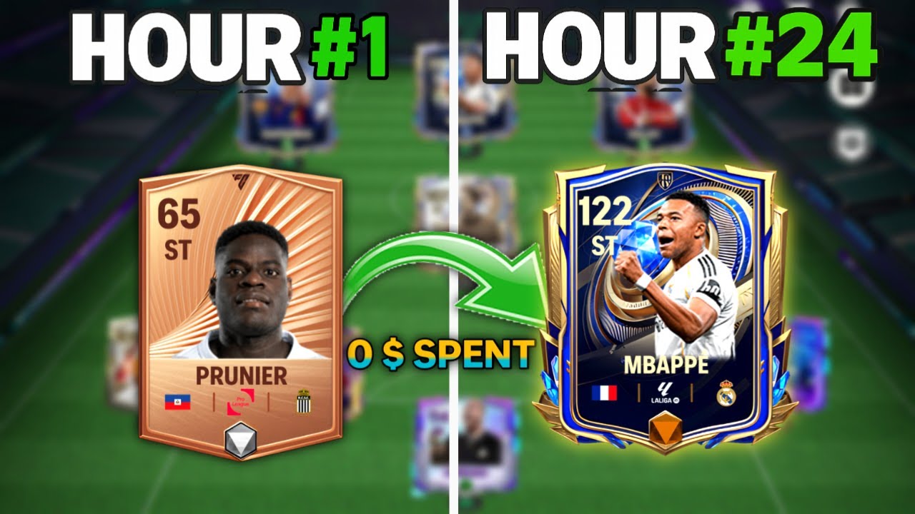 Can We Reach 116 OVR In 24 Hours On a New Account From Zero? (0 $ Spent) #fcmobile