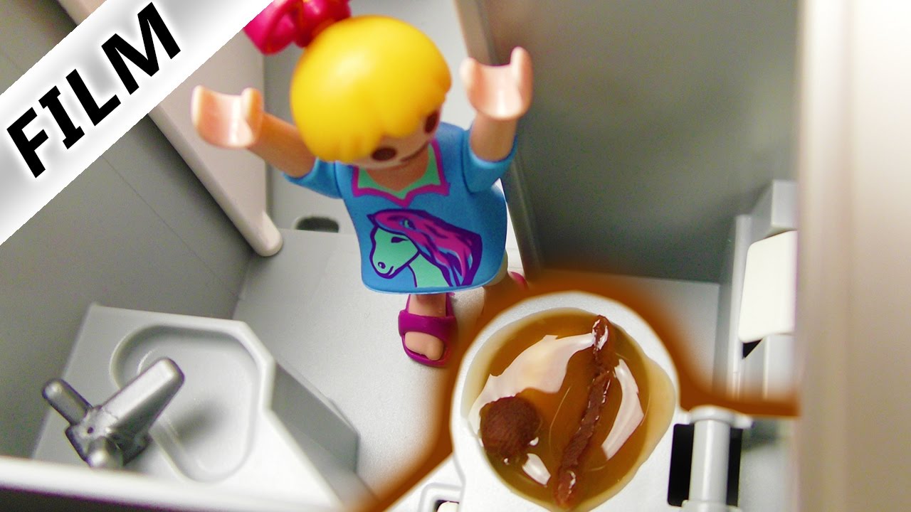 Playmobil příběh | Hanka ucpe toalety v letadle! Nouzové přistání? | Rodina Dvořákova9247