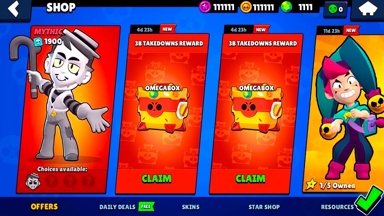 LUCKY!!!!🎁🎁🎁 - brawl Stars rewards