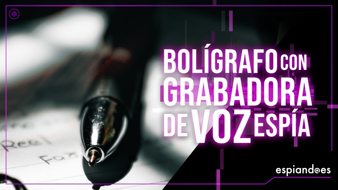 ✅ Bolígrafo ESPÍA con GRABADORA DE VOZ OCULTA【ALTA CALIDAD】