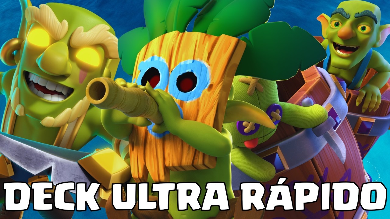 🤣 TROLEI MEUS ADVERSÁRIOS COM ESSE DECK ULTRA-RÁPIDO DE LOG BAIT 2.0! - Clash Royale